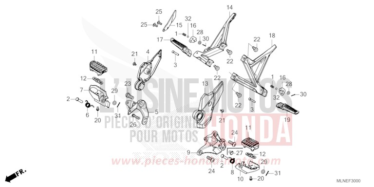 MARCHE de Africa Twin DCT PEARL GLARE WHITE (NHB53H) 2025
